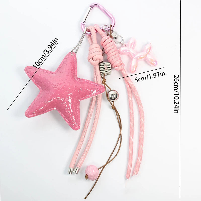 Taschenanhänger mit Stern