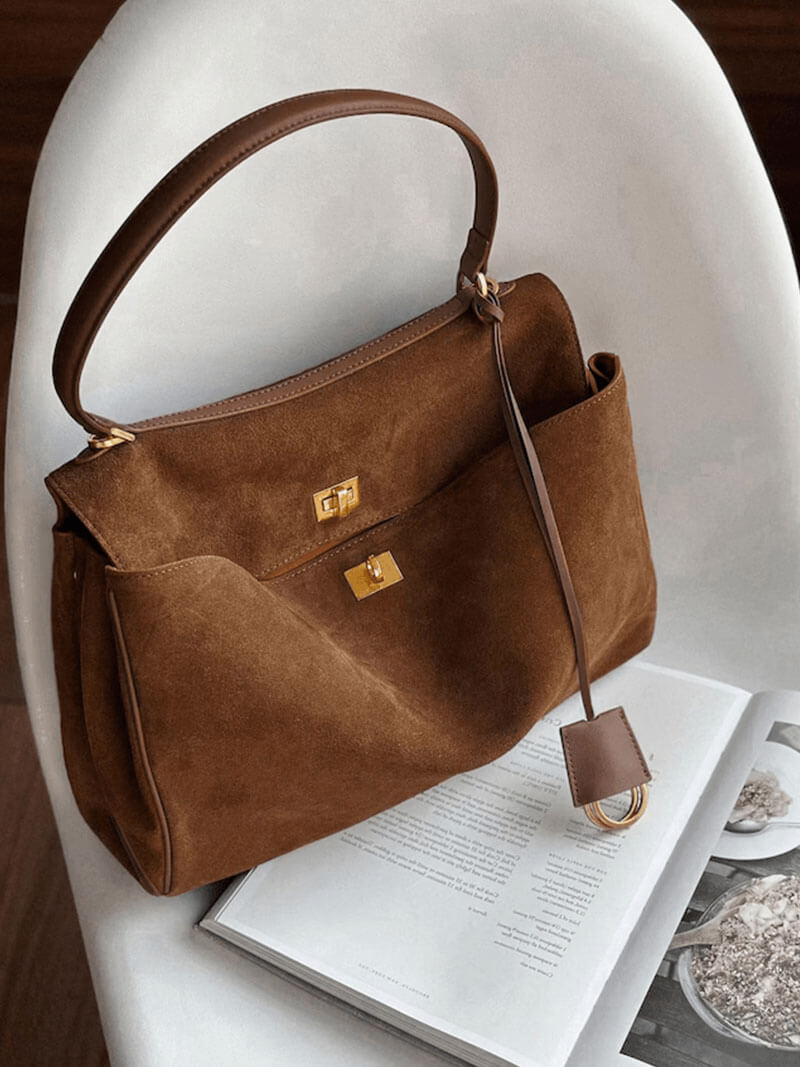 Ramona Tasche aus Wildlederimitat