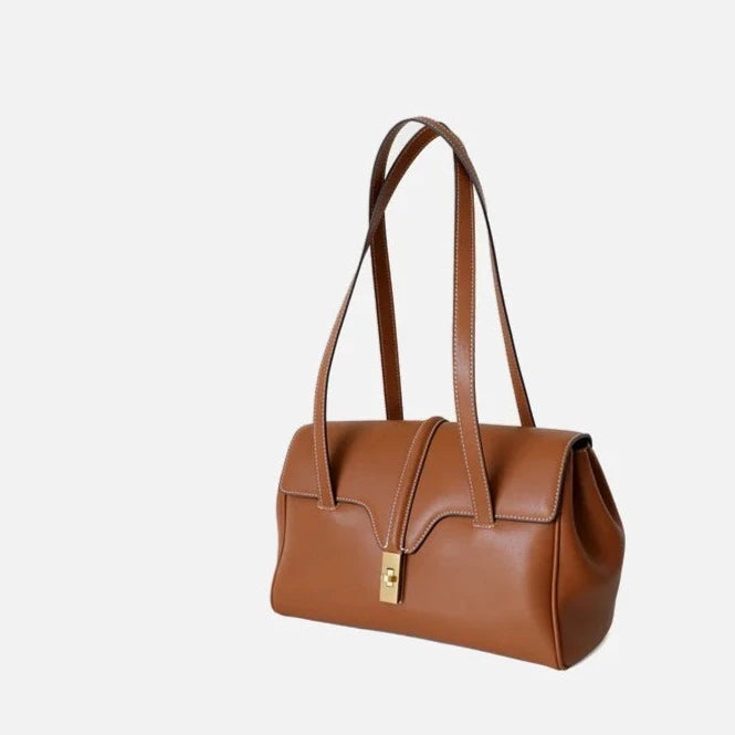 Lila Genuine Leather Tote Bag