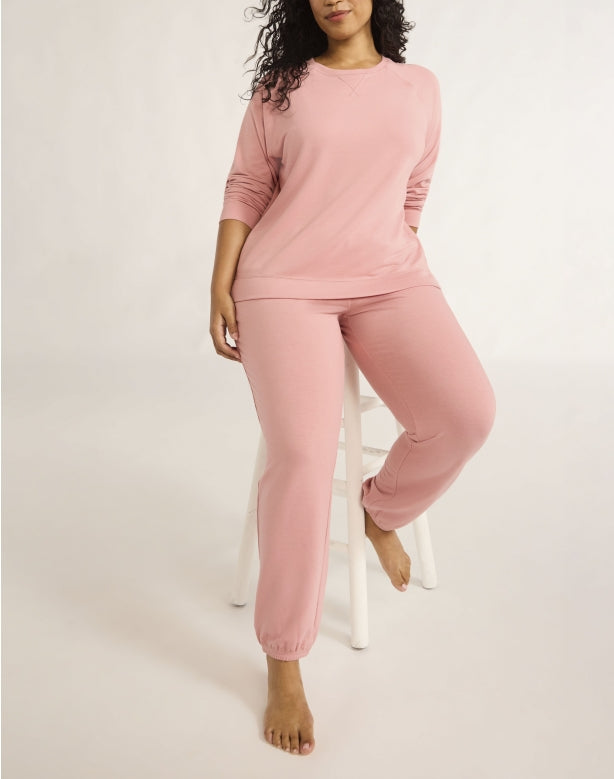 Women's French Terry Cloth Top and Jogger Pants Set (Buy 2 Free Shipping)