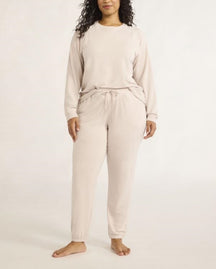 Women's French Terry Cloth Top and Jogger Pants Set (Buy 2 Free Shipping)