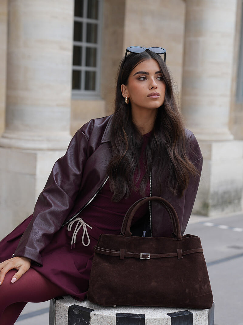 Angelina Suede Bag