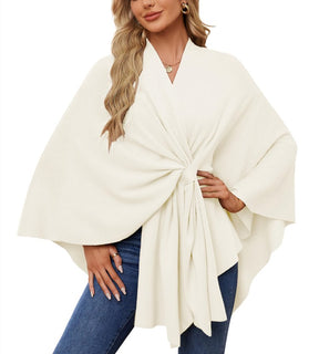 Women's Elegant Shawl Wraps Soft Open Front Poncho Sweater (Buy 2 Free Shipping)