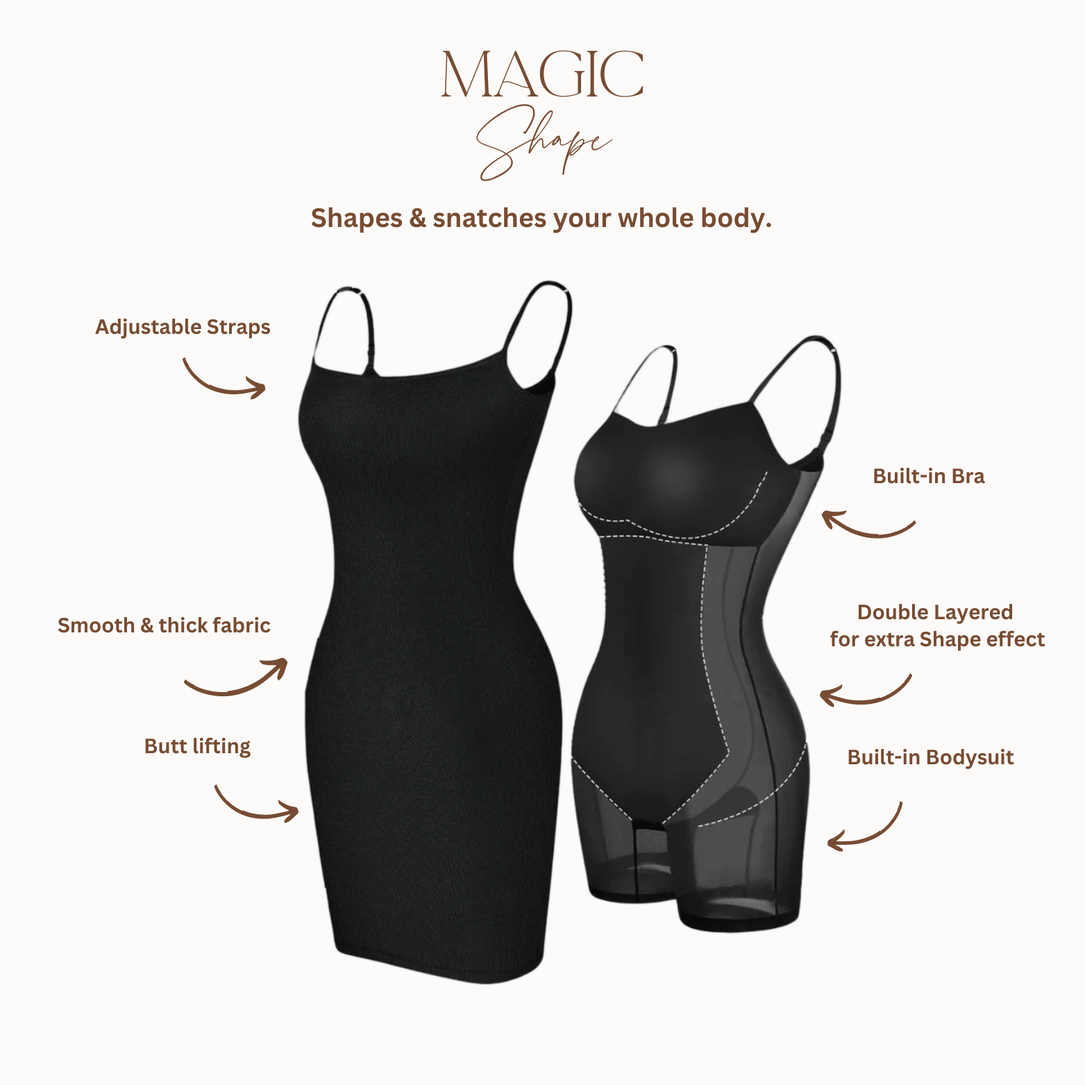 Magic Shaping Mini Dress