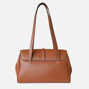 Lila Tasche aus echtem Leder 