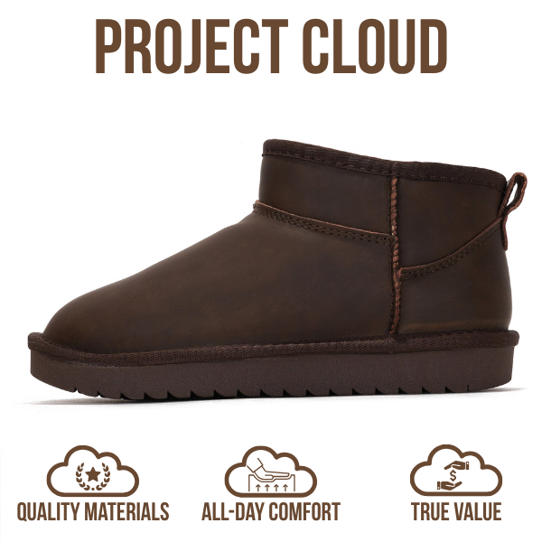 Project Cloud | "Hippy" Women Ankle Boots | 100% Genuine Suede | Water Resistant | ProjectPlush | Lightweight | Non-Slip
