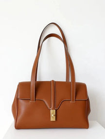 Lila Genuine Leather Tote Bag