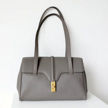 Lila Genuine Leather Tote Bag