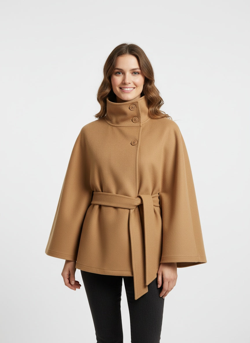 High Neck Coat Melanie