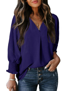 Hot Sale Women's Casual 3/4 Sleeve V Neck Basic Tops (Buy 2 Free Shipping)