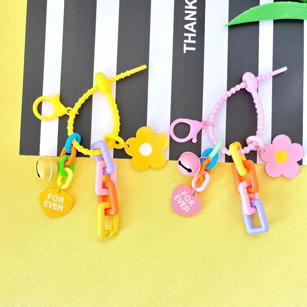 Colorful Flower Bag Charm