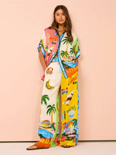 Sunny Beach Summer Style Printed Two Piece Set