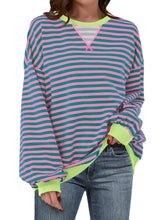 Women's Striped Oversized Sweatshirt (Buy 2 Free Shipping)