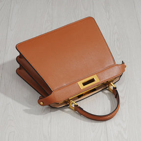 Genuine Leather Peek Bag