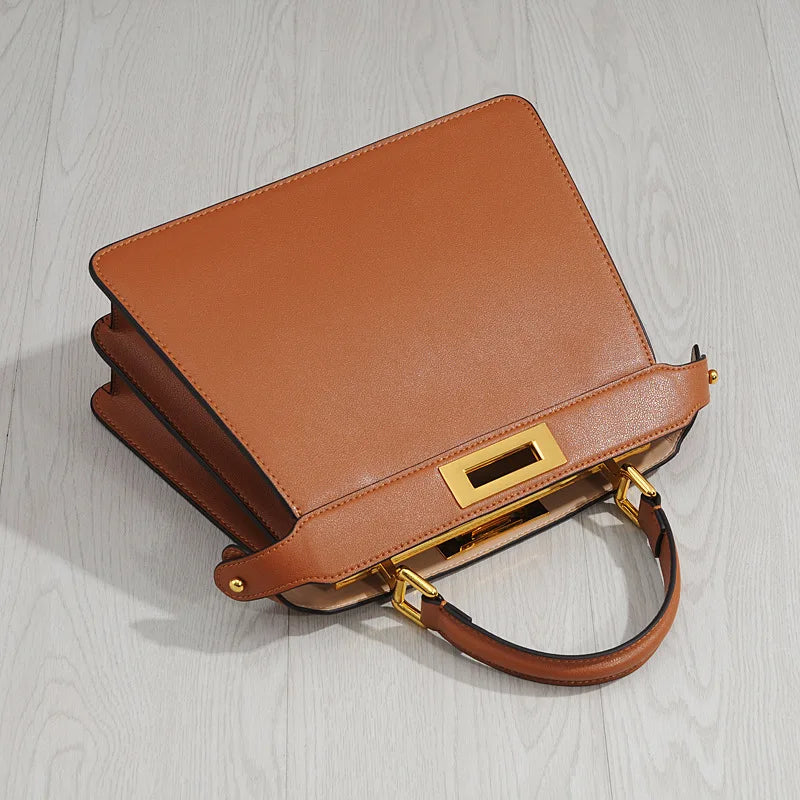 Genuine Leather Peek Bag