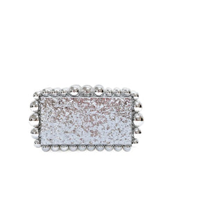 Marbled Acrylic Clutch Bag