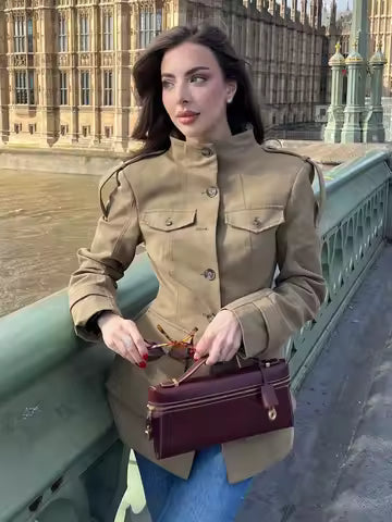 Molly Slim Fit Gabardine