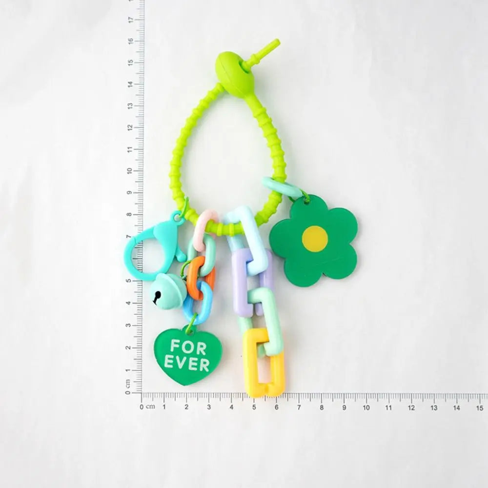 Colorful Flower Bag Charm