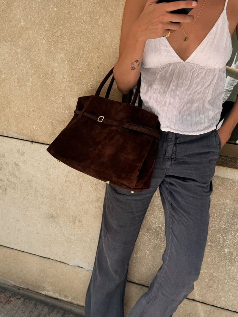 Angelina Suede Bag