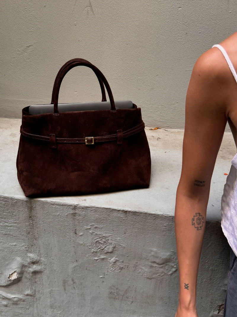 Angelina Suede Bag