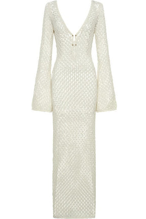 Chloe crocheted maxi dress