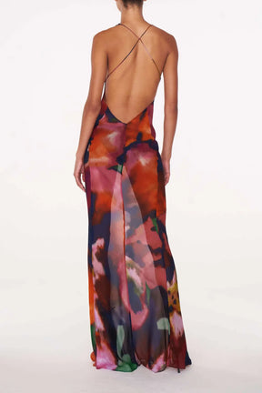 Valentina Sheer Maxi dress