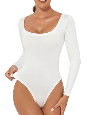 Longsleeve Thong Bodysuit