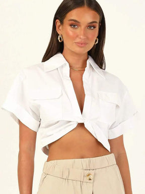 Maya Cropped blouse