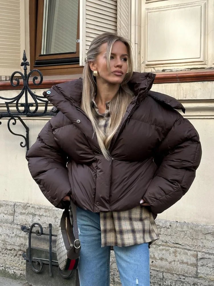 Olivia Short Hooded Padded Jacket