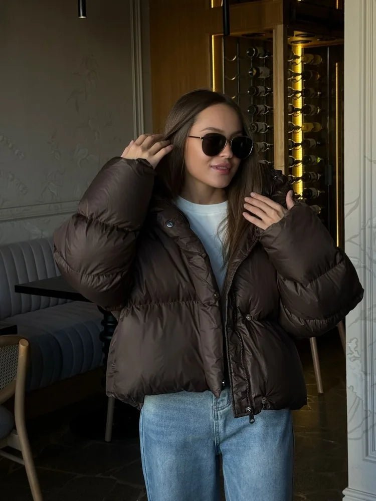 Olivia Short Hooded Padded Jacket