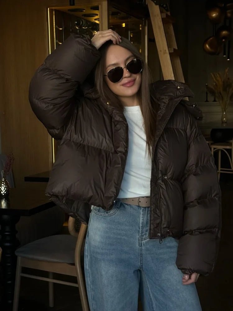 Olivia Short Hooded Padded Jacket