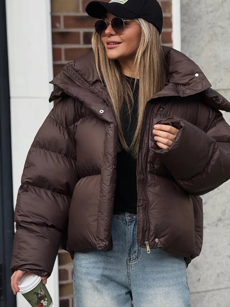 Olivia Short Hooded Padded Jacket