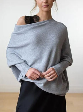 New Asymmetric Draped Jumper - One Size (Buy 2 Free Shipping)