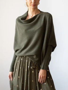 New Asymmetric Draped Jumper - One Size (Buy 2 Free Shipping)