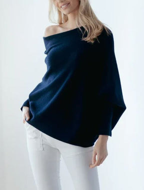 New Asymmetric Draped Jumper - One Size (Buy 2 Free Shipping)