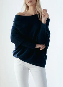 New Asymmetric Draped Jumper - One Size (Buy 2 Free Shipping)