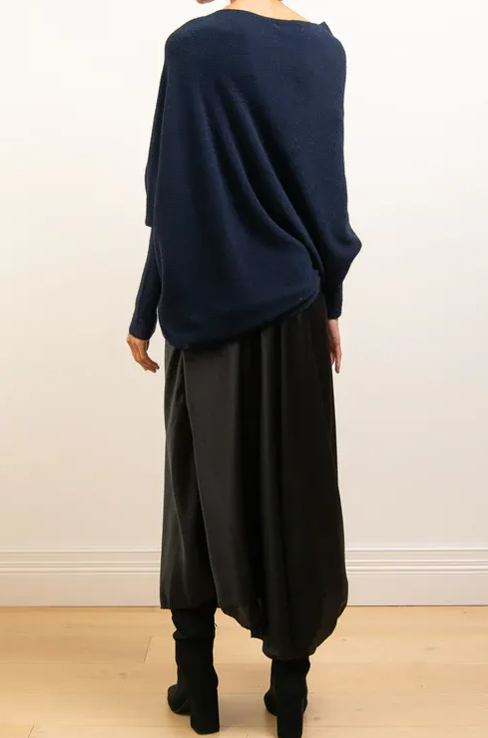 New Asymmetric Draped Jumper - One Size (Buy 2 Free Shipping)