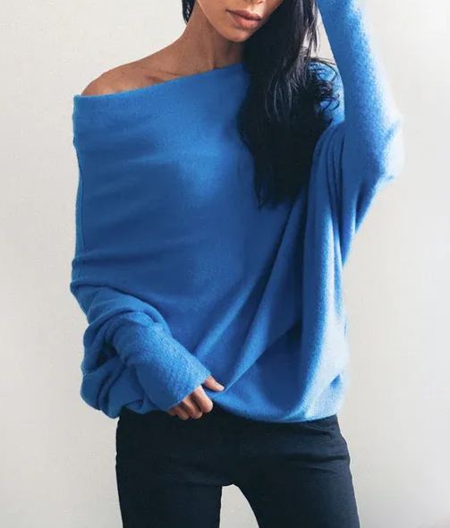 New Asymmetric Draped Jumper - One Size (Buy 2 Free Shipping)