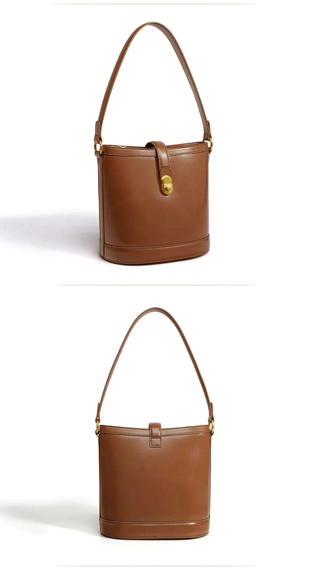 Genuine Leather Andreza Bucket Bag