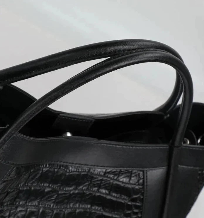 Genuine Leather Adriana Croco Bag