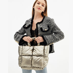 Puffer Metallic Tatiana Bag