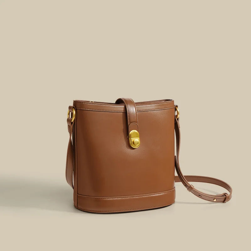 Genuine Leather Andreza Bucket Bag