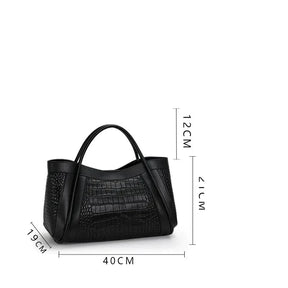 Adriana Kroko-Tasche aus echtem Leder