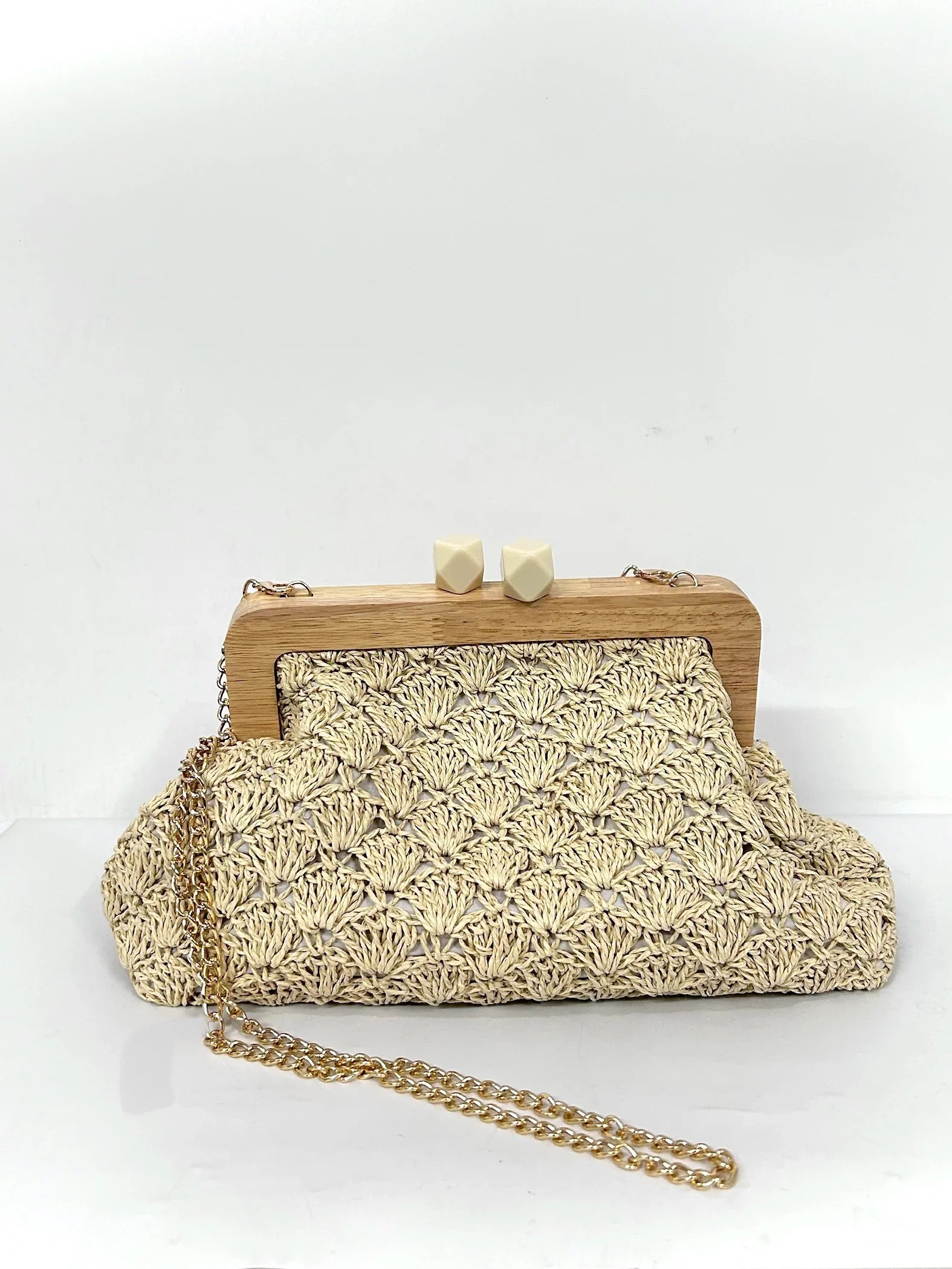 Embroidered Mia Clutch Bag