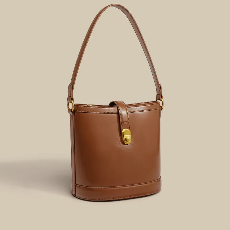 Genuine Leather Andreza Bucket Bag