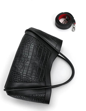 Genuine Leather Adriana Croco Bag